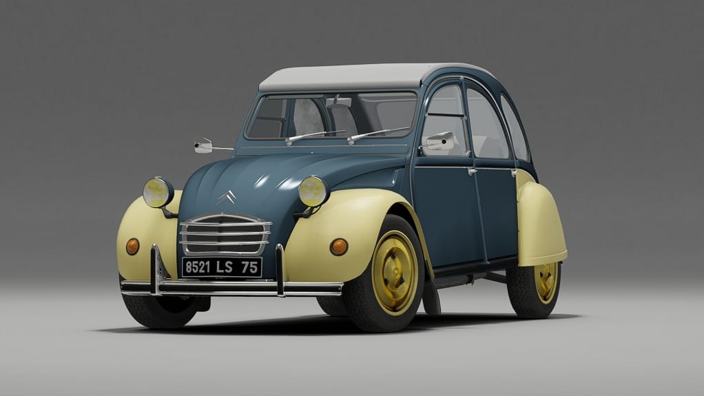Citroen 2CV 6 Assetto Corsa: High-Fidelity Physics Update