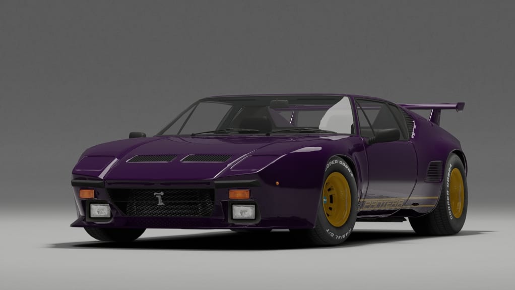 De Tomaso Pantera GT5-S Assetto Corsa: High-Fidelity Physics Update