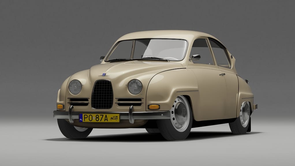 Saab 96 Assetto Corsa: High-Fidelity Physics Update